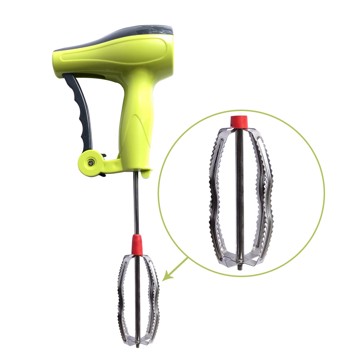 02_562f4a19-8ee7-44dd-81ae-fa66c532ddf7.jpg Power Free Manual Hand Blender with Stainless Steel Blades, Milk Lassi Maker, Egg Beater Mixer - Image 1