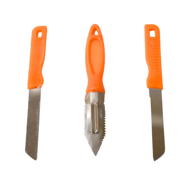 06_b09c21ef-25cf-4a73-af02-975bdbed5c6e.jpg 3in1 Multipurpose Stainless Steel Classic Kitchen Knife Set of for Fruits and Vegetable Chopping Cutting Peeling, Kitchen Knife Vegetable Peeler Plain Knife - Image 1
