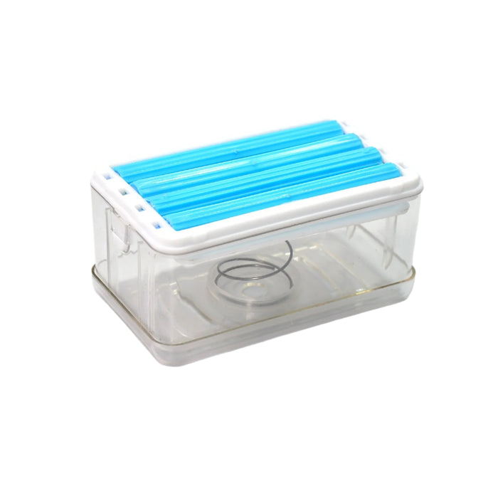 07_555927f9-7015-4628-8206-db75ce9cfad0_700x700.jpg 2-IN-1 PORTABLE SOAP DISH & SOAP DISPENSER WITH ROLLER AND DRAIN HOLES, MULTIFUNCTIONAL SOAP HOLDER FOAMING SOAP BAR BOX FOR HOME, KITCHEN, BATHROOM - Image 1