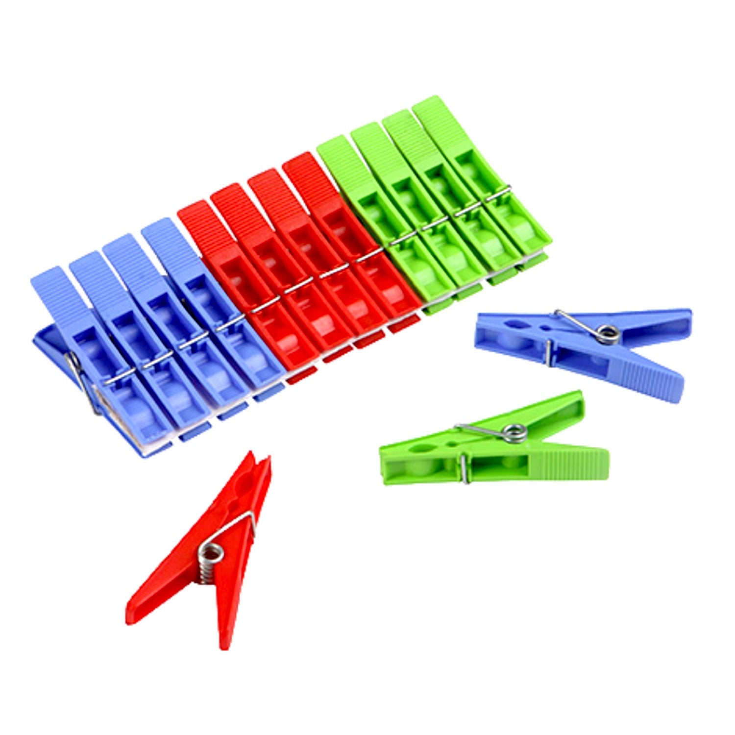 3_0ffee705-9169-4ca7-98fa-5c23720abe89.jpg Semi Cloth Clip 12pc Set of 12 Quality, Versatile Clips for Securely Hanging and Organizing Fabrics and Clothes - Image 1